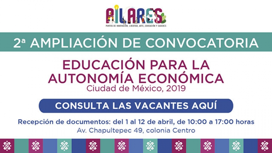 Segunda ampliación de la convocatoria de Educación para la Autonomía Económica
