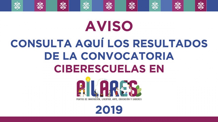 Resultados de la Convocatoria Ciberescuelas PILARES